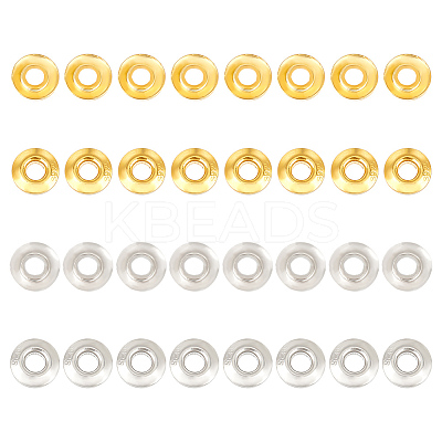 16 Pairs 2 Colors 925 Sterling Silver Spacer Beads FIND-BC0005-45-1