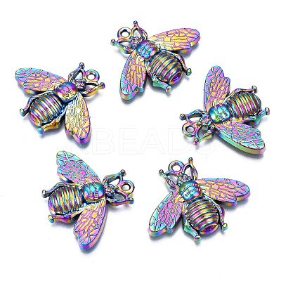 Rainbow Color Alloy Pendants PALLOY-N156-184-NR-1