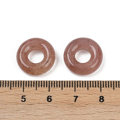 Natural Strawberry Quartz Pendants G-G202-07C-1