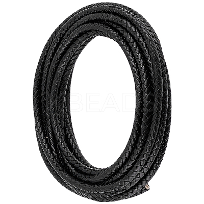 Braided Leather Cord with Core WL-CL0001-01A-1