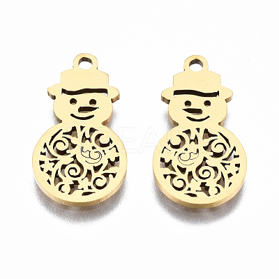 201 Stainless Steel Pendants STAS-Q240-022G-1