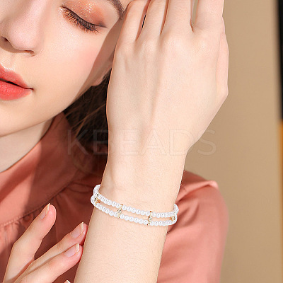 24Pcs 4 Colors Rack Plating Brass Pave Clear Cubic Zirconia Connector Charms KK-GA0001-35-1