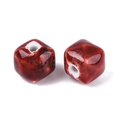 Vintage Handmade Porcelain Beads PORC-N013-18-20-1