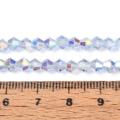 Transparent Glass Beads Strands LS-EGLA-N021-4mm-01-1