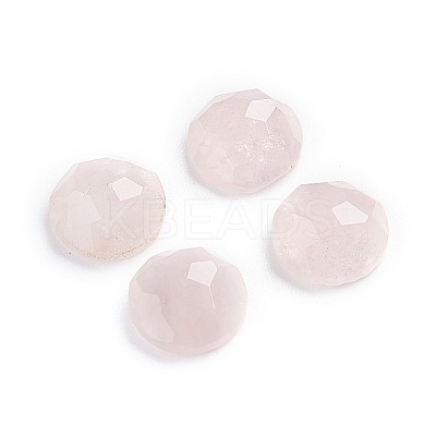 Natural Rose Quartz Cabochons G-F680-G07-1
