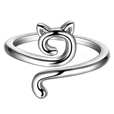 Alloy Open Cuff Rings for Women FS-WG27D4E-01-1