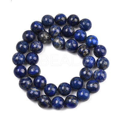 Natural Lapis Lazuli Beads Strands G-S333-10mm-013-1
