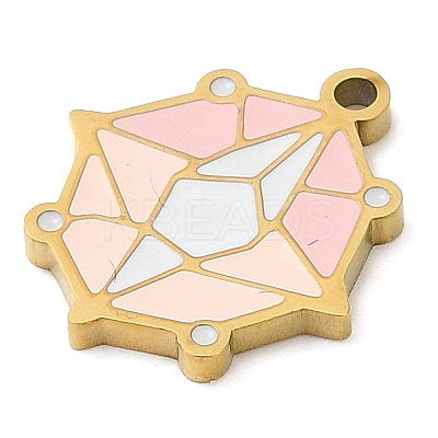 304 Stainless Steel Pendants STAS-F315-08G-03-1