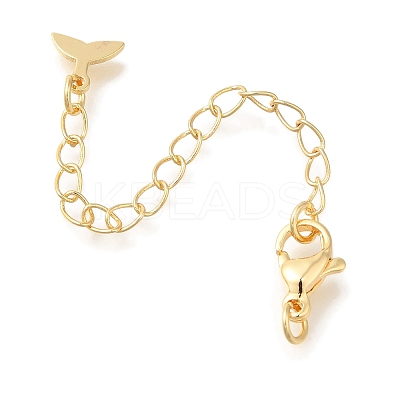 Brass Lobster Claw Clasps KK-K388-60G-1