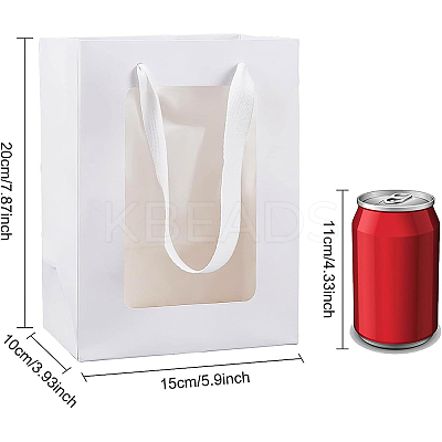 Kraft Paper Bags with Handle LS-AJEW-BC0001-55C-B-1