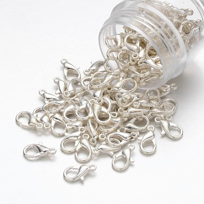 Zinc Alloy Lobster Claw Clasps E102-S-1