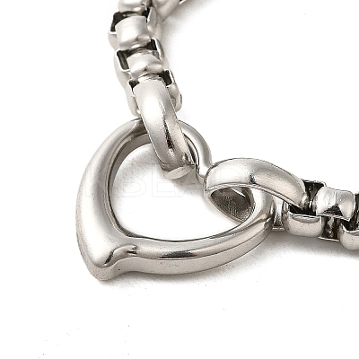 202 Stainless Steel Chain Bracelet STAS-A100-15P-1