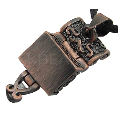 Brass Prayer Box Charms ECF137-1R-1