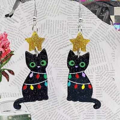 Acrylic Dangle Earrings FS-WG6E261-01-1