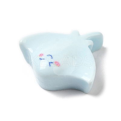 Ocean Theme Opaque Resin Cabochons RESI-C036-05D-1