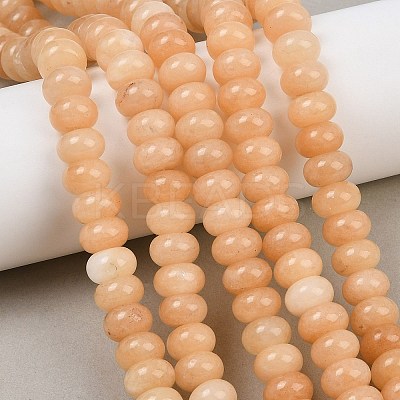 Dyed Natural White Jade Beads Strands G-G107-A41-01-1