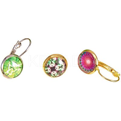 Brass Earring Hooks KK-PH0034-16-1