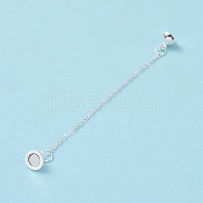 Brass Magnetic Clasp with Cable Safety Chain KK-F839-036S-1