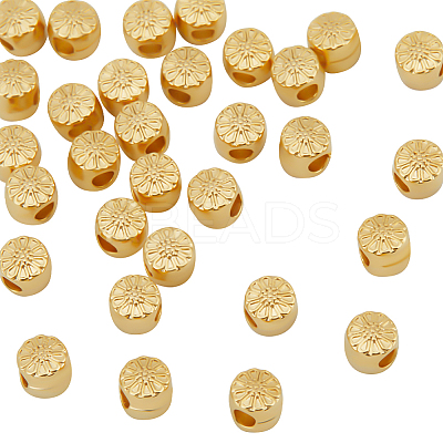 100Pcs Rack Plating Alloy Beads FIND-BBC0003-34-1