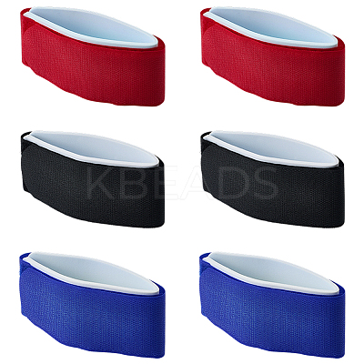 6Pcs 3 Colors EVA with Nylon Snowboard Straps FIND-CN0002-27-1