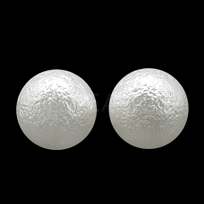 Imitation Pearl Acrylic Beads ACRP-R008-3mm-01-1