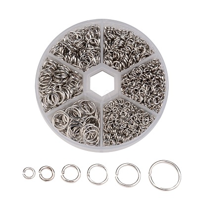 1 Box of Iron Open Jump Rings IFIN-JP0016-01P-1