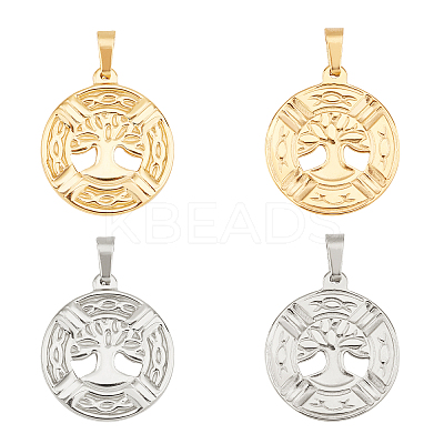 PVD Vacuum Plating 304 Stainless Steel Pendants STAS-UN0019-13-1