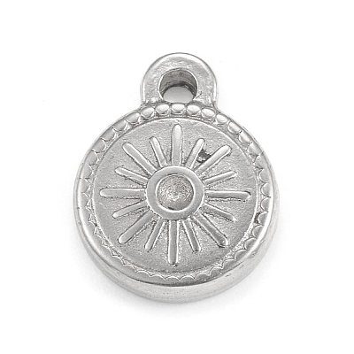 Tarnish Resistant 304 Stainless Steel Pendant Rhinestone Settings STAS-F287-54P-1