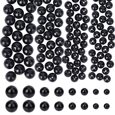 4 Style Opaque Acrylic Beads SACR-PH0001-03-1