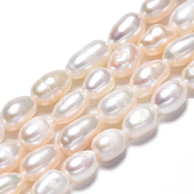 Natural Cultured Freshwater Pearl Beads Strands PEAR-N012-05D-1