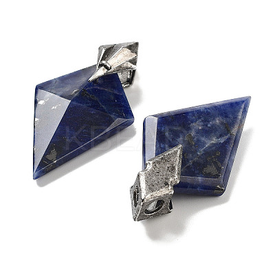 Natural Sodalite Pendants G-K338-10AS-03-1