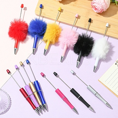 14Pcs 14 Styles Plastic Ball-Point Pen Sets AJEW-YW0001-37-1