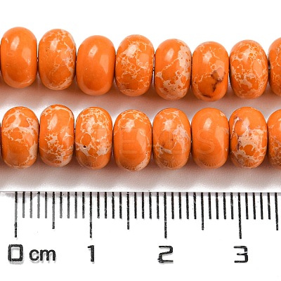 Synthetic Imperial Jasper Dyed Beads Strands G-D077-E01-01F-1