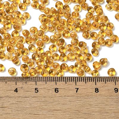 Transparent Colours Glass Seed Beads SEED-P006-02A-15-1