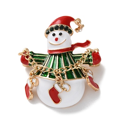 Christmas Theme Enamel Pins JEWB-F034-01B-1
