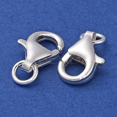 925 Sterling Silver Lobster Claw Clasps STER-K167-074C-S-1
