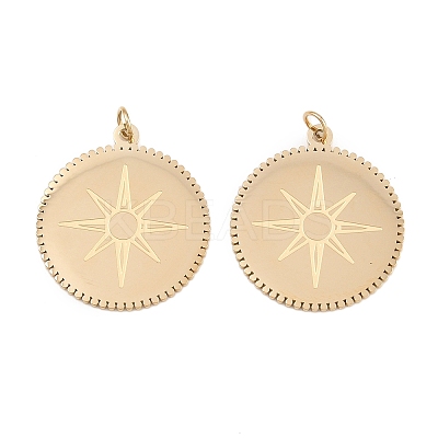 304 Stainless Steel Pendants STAS-D212-03B-G-1