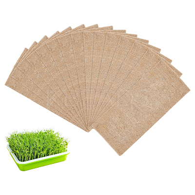 Plant Jute Fibre Grow Mat for Microgreens LS-DIY-WH0678-123-1