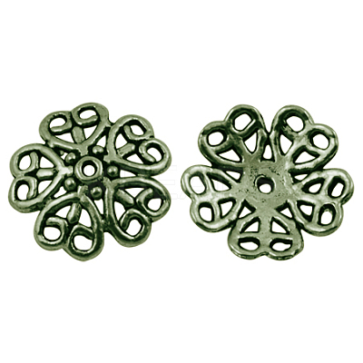 Tibetan Style Alloy Bead Caps LS-MLF1863Y-NF-1