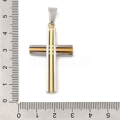 Ion Plating(IP) 304 Stainless Steel Pendants STAS-D110-31GP-1