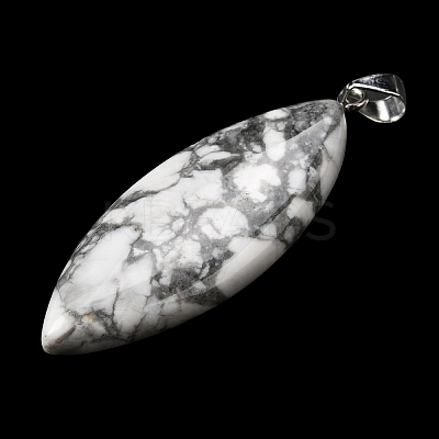 Natural Howlite Big Pendants G-F820-06Q-1