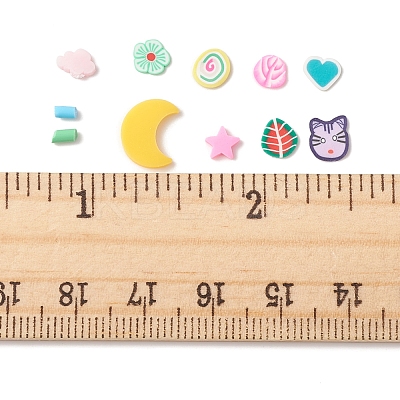 40G 10 Style Handmade Polymer Clay Nail Art Decoration CLAY-FS0001-30-1