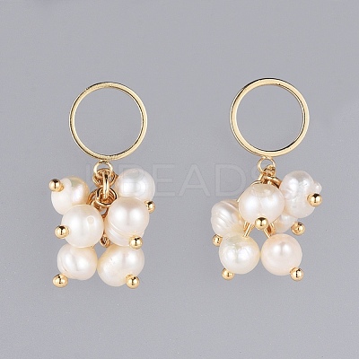 Dangle Stud Earrings EJEW-JE03655-1