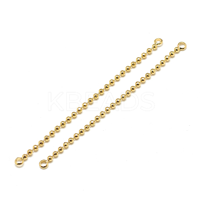 Brass Ball Chain Links Connectors KK-T032-176G-1