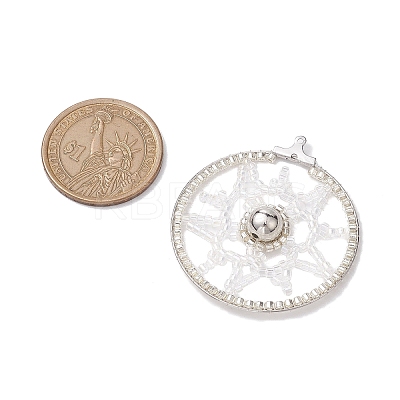 Glass Pendants PALLOY-MZ00229-02-1