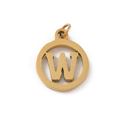 304 Stainless Steel Charms
with Jump Ring STAS-R001-02G-W-1