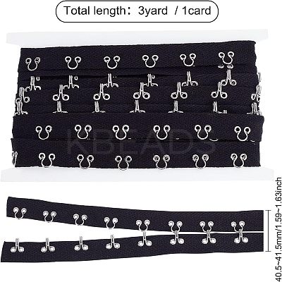 Steel Hook Buckles FIND-WH0082-92B-1