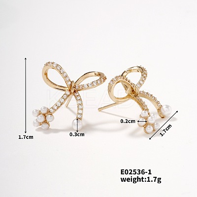 Shiny Women's Earrings with Hollow Design QN5247-3-1