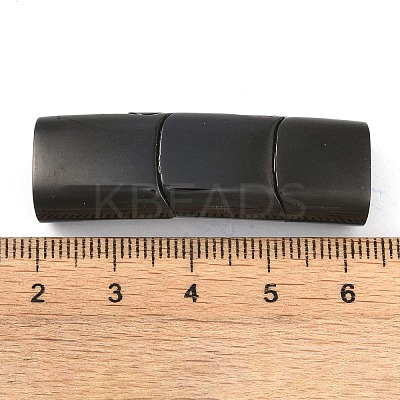 Ion Plating(IP) 316 Surgical Stainless Steel Magnetic Clasps with Glue-in Ends STAS-F269-04B-02-1