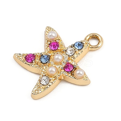Alloy Rhinestone Pendants LS-FIND-F013-06A-G-1
